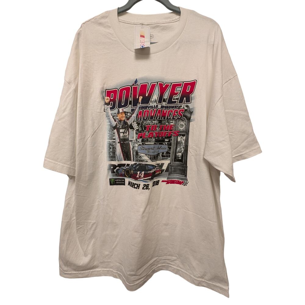 Nascar Stewart Haas Racing Clint Bowyer Graphic T Shirt Martinsville Speedway